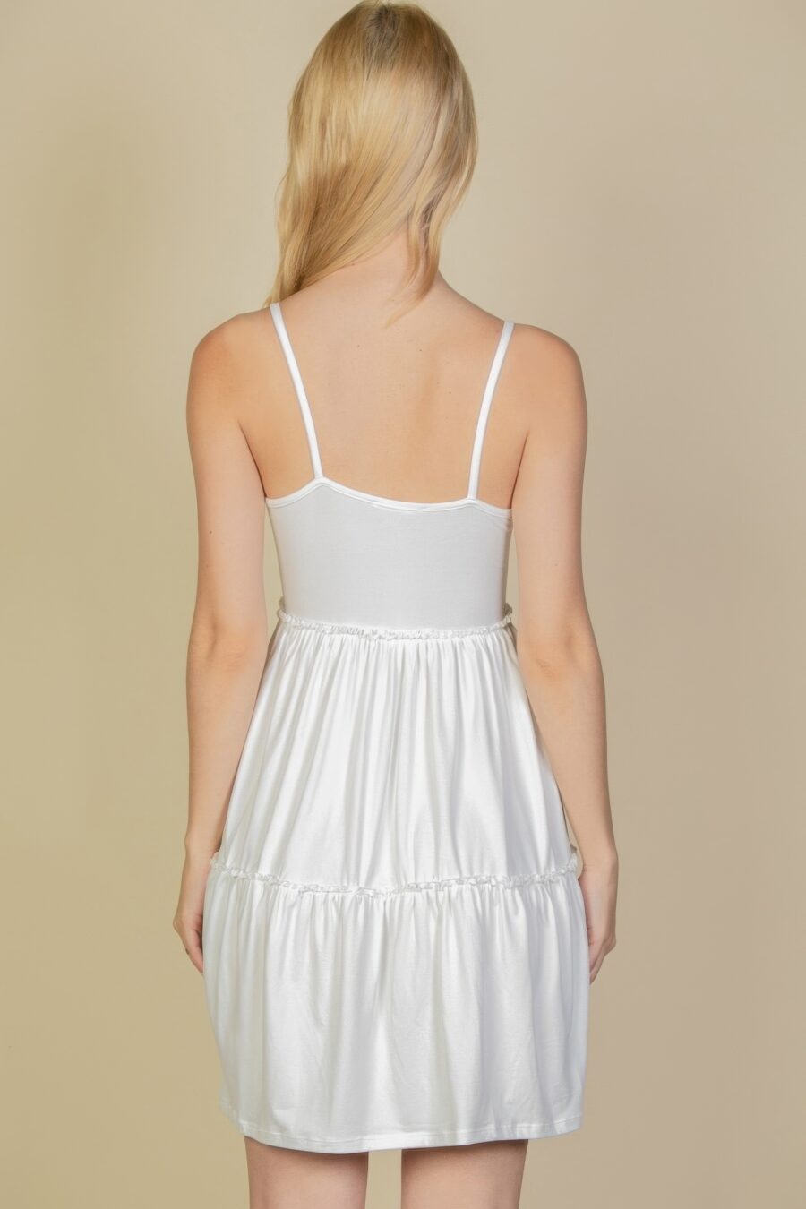 Tiered cami swing dress