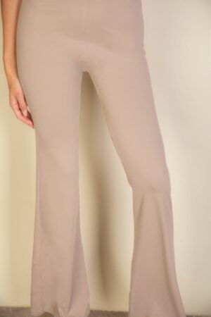 Solid Sleeveless Wide Leg Jumpsuit Solid Sleeveless Wide Leg Jumpsuit