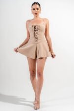 Stretch Woven Jumpsuit - Image 9