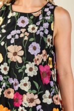 3d Floral Embroidered Sleeveless Mini Dress - Image 19