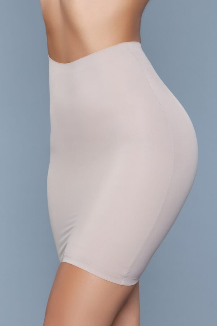 Slimin' shapewear slip skirt nude