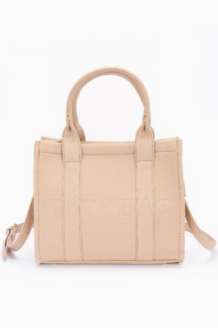 Faux Leather Tote Bag