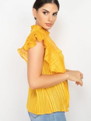Short Sleeve Ruffle Shadow Top Short Sleeve Ruffle Shadow Top