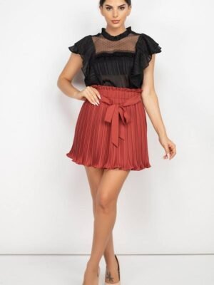 Short Sleeve Ruffle Shadow Top Short Sleeve Ruffle Shadow Top