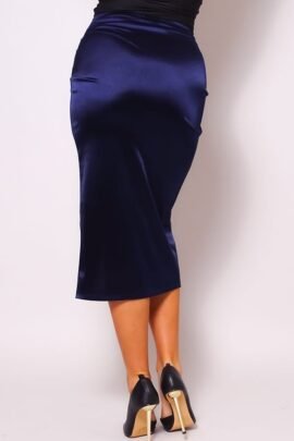 Sexy Gathered Front Crossover Midi Skirt Sexy Gathered Front Crossover Midi Skirt