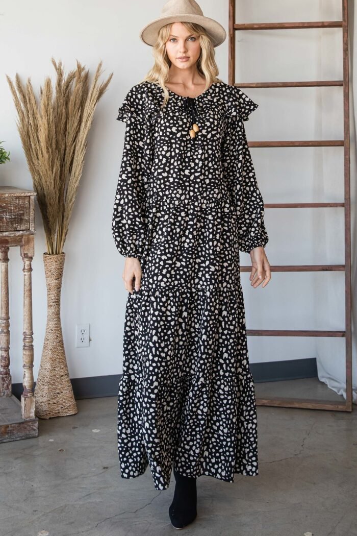 Bohemian maxi dress