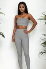 Ribbed Tube Top & Leggings Set - Image 11
