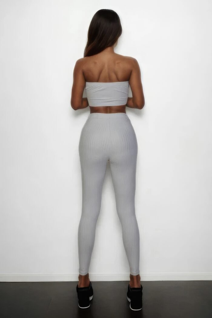 Ribbed tube top & leggings set - image 14