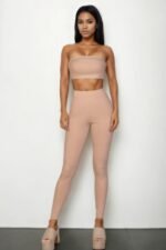 Ribbed Tube Top & Leggings Set - Image 6