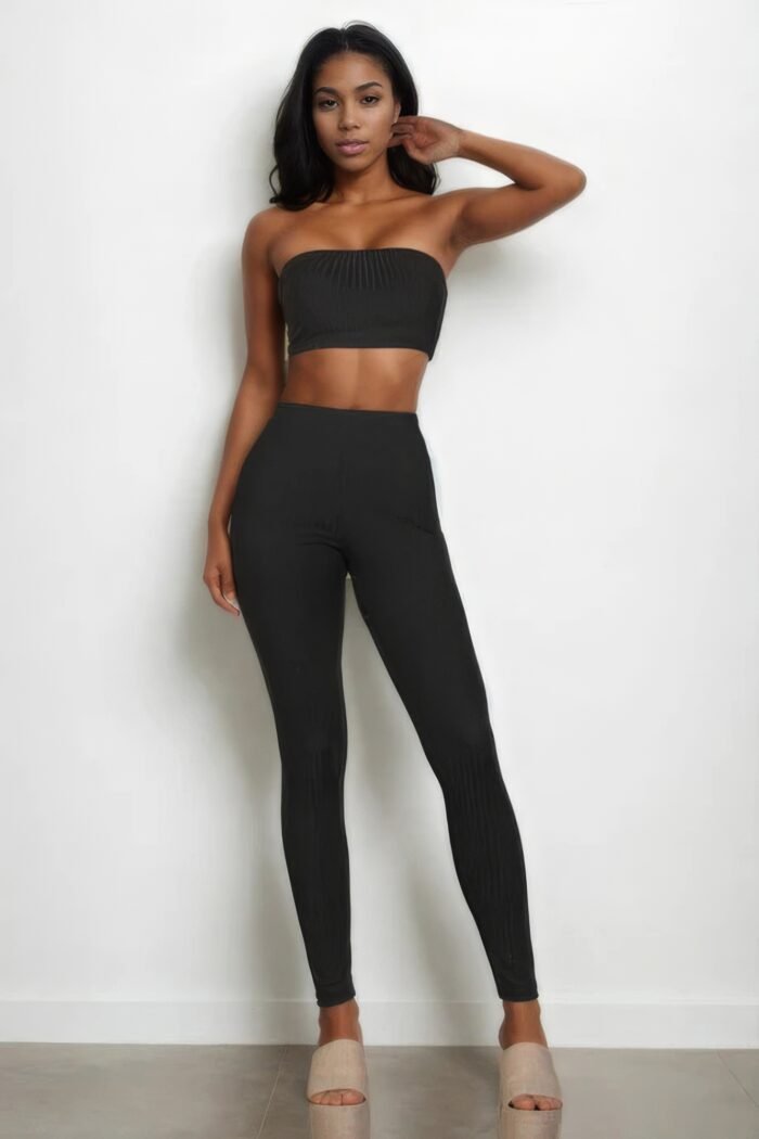 Tube top & leggings set