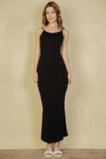 Ribbed Mermaid Hem Camisole Maxi Dress - Image 29