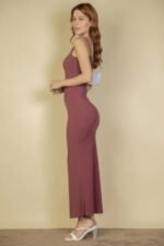 Ribbed Mermaid Hem Camisole Maxi Dress - Image 26