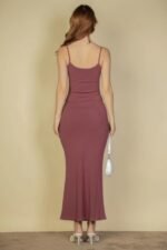 Ribbed Mermaid Hem Camisole Maxi Dress - Image 28