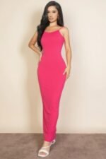 Ribbed Mermaid Hem Camisole Maxi Dress - Image 14