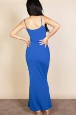Ribbed Mermaid Hem Camisole Maxi Dress - Image 8