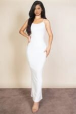 Ribbed Mermaid Hem Camisole Maxi Dress - Image 2