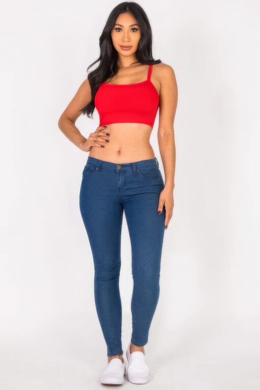 Ribbed Knit Cami Crop Top - Image 20