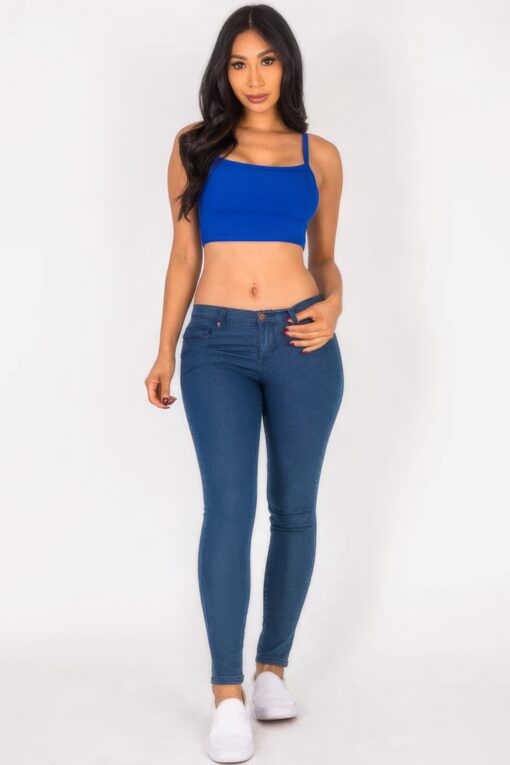 Ribbed Knit Cami Crop Top - Image 15