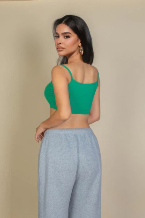Ribbed Knit Cami Crop Top - Image 7