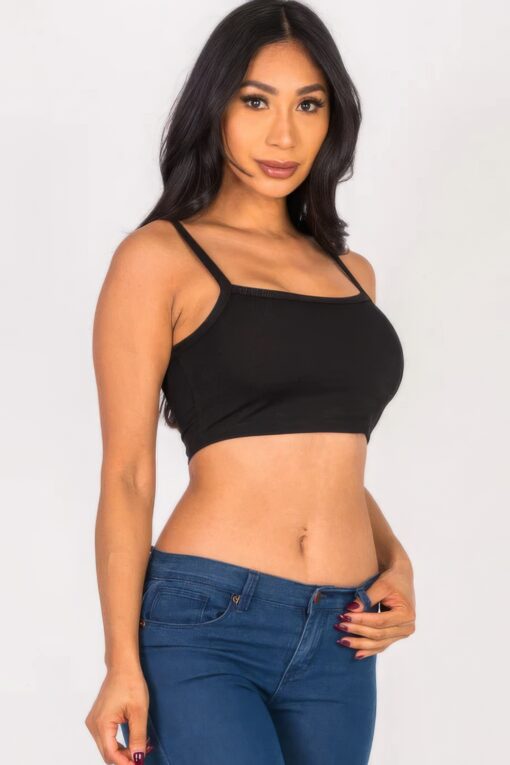 Ribbed Knit Cami Crop Top - Image 26