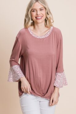 Bell Sleeves Fashion Top