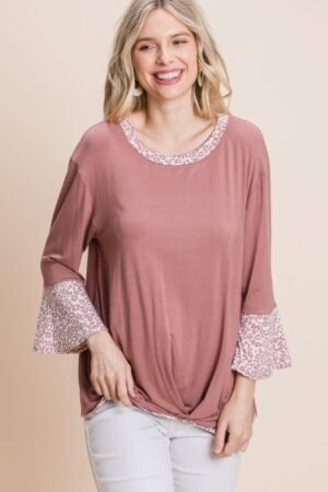 Bell Sleeves Fashion Top