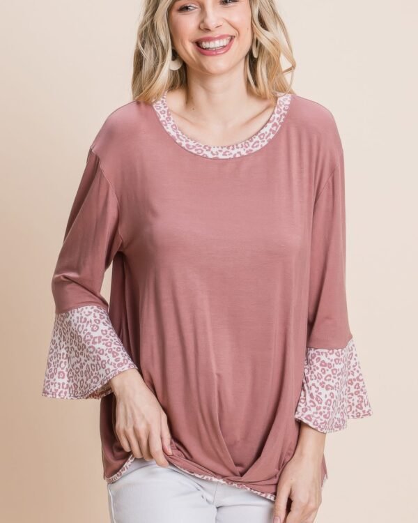 Bell Sleeves Fashion Top