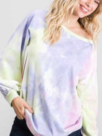 Tie-dye Puff Long Sleeve Top Tie-dye Puff Long Sleeve Top