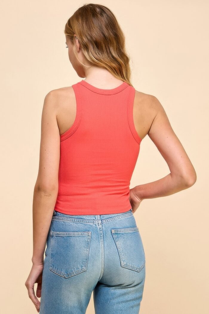 Heavy ribbed tank top - image 2