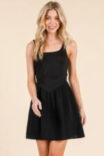 Backless Tie Mini Dress
