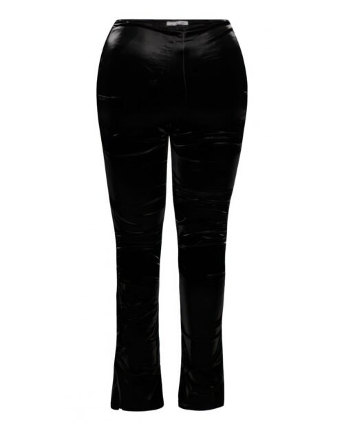 Velvet Pu Ruched Pants