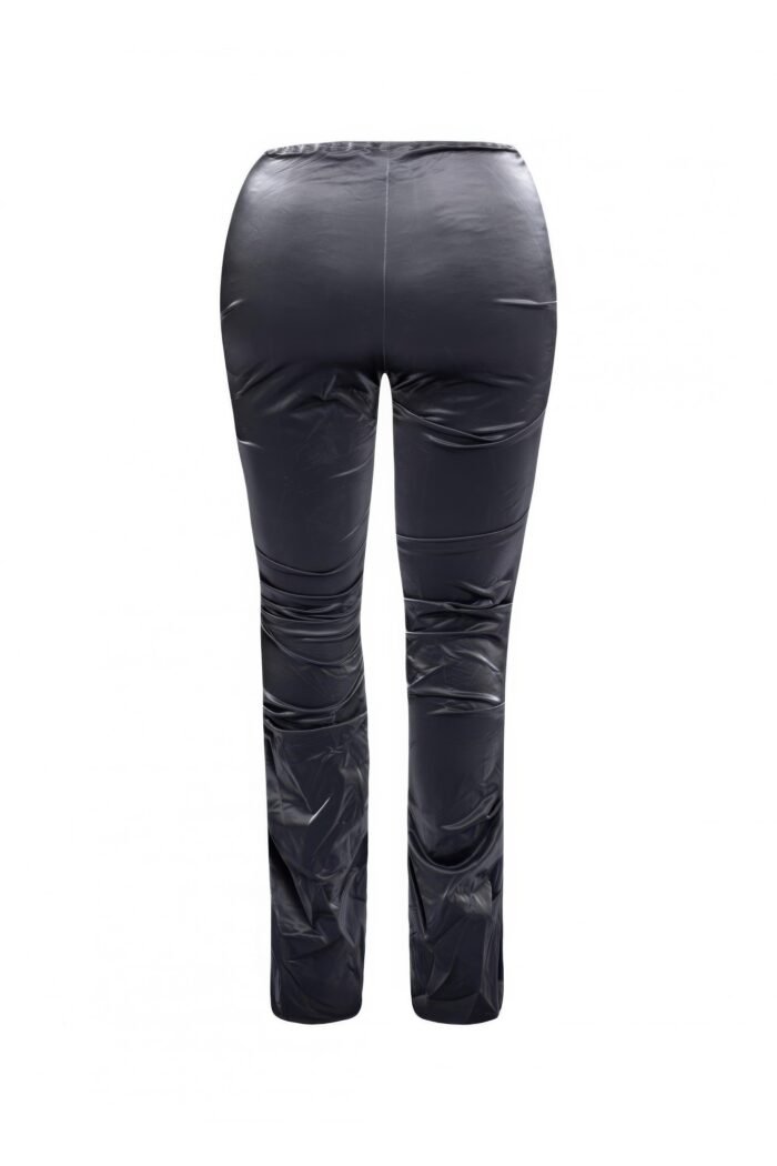 Velvet pu ruched pants - image 12
