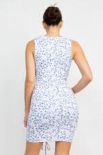 Ditsy Floral Ruching Dress