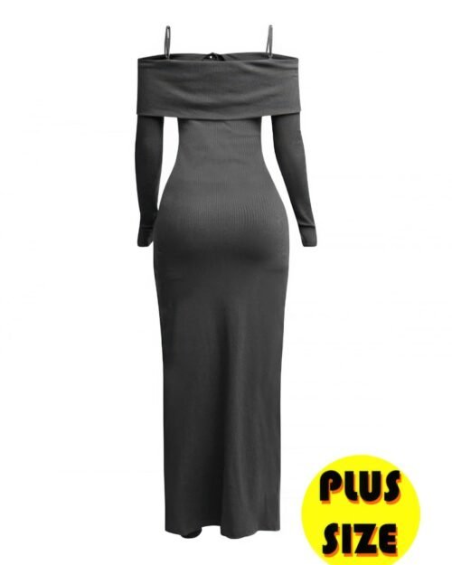 plus size long length top & skirt leggings set