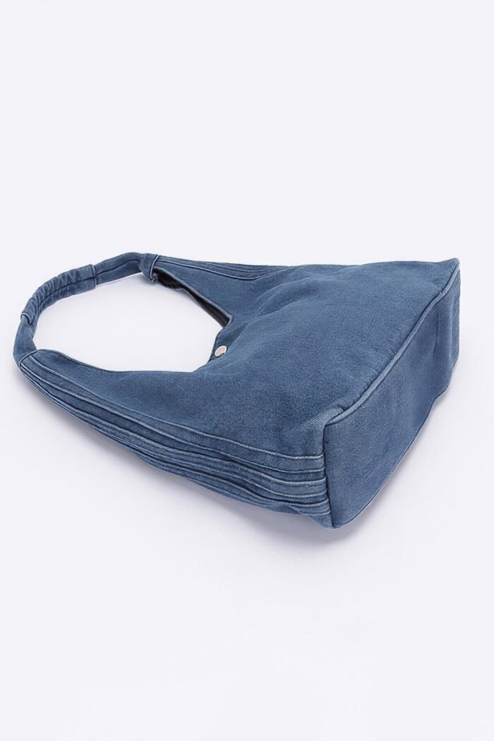 Denim hobo bag