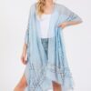 Colored Stitch Kimono