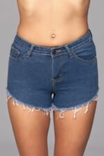 Zip Me Up Denim Shorts