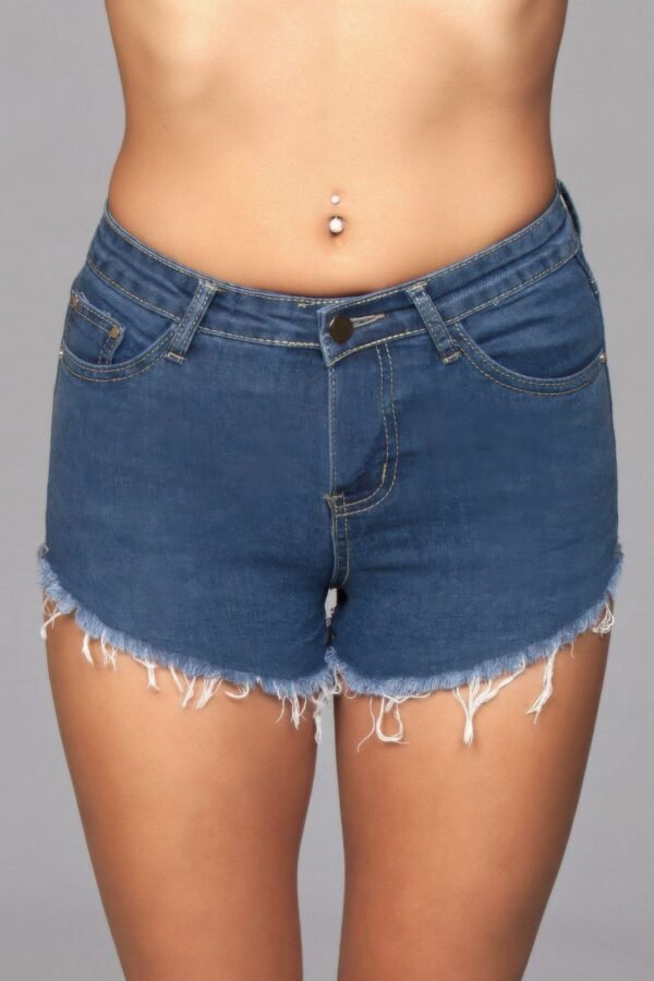 Zip Me Up Denim Shorts