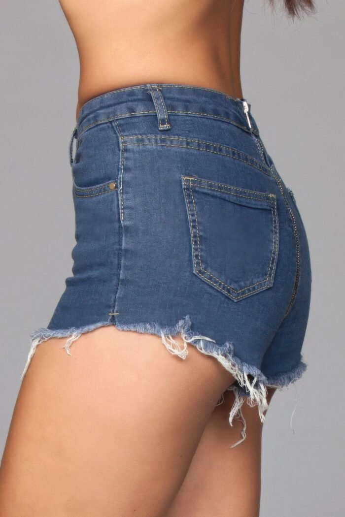 Zip me up denim shorts - image 2