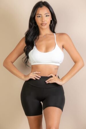 Racerback Cutout Sports Bra Racerback Cutout Sports Bra