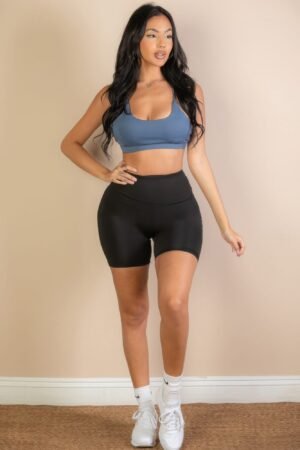 Racerback Cutout Sports Bra Racerback Cutout Sports Bra