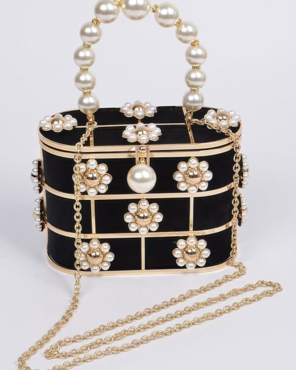 Flower Beads Attached With Bento Bag