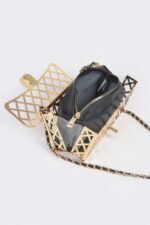 Metal Clutch W/ Pouch - Image 5