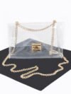Transparent Chain Crossbody Bag