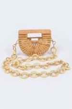 Bamboo Oversized Chain Bag