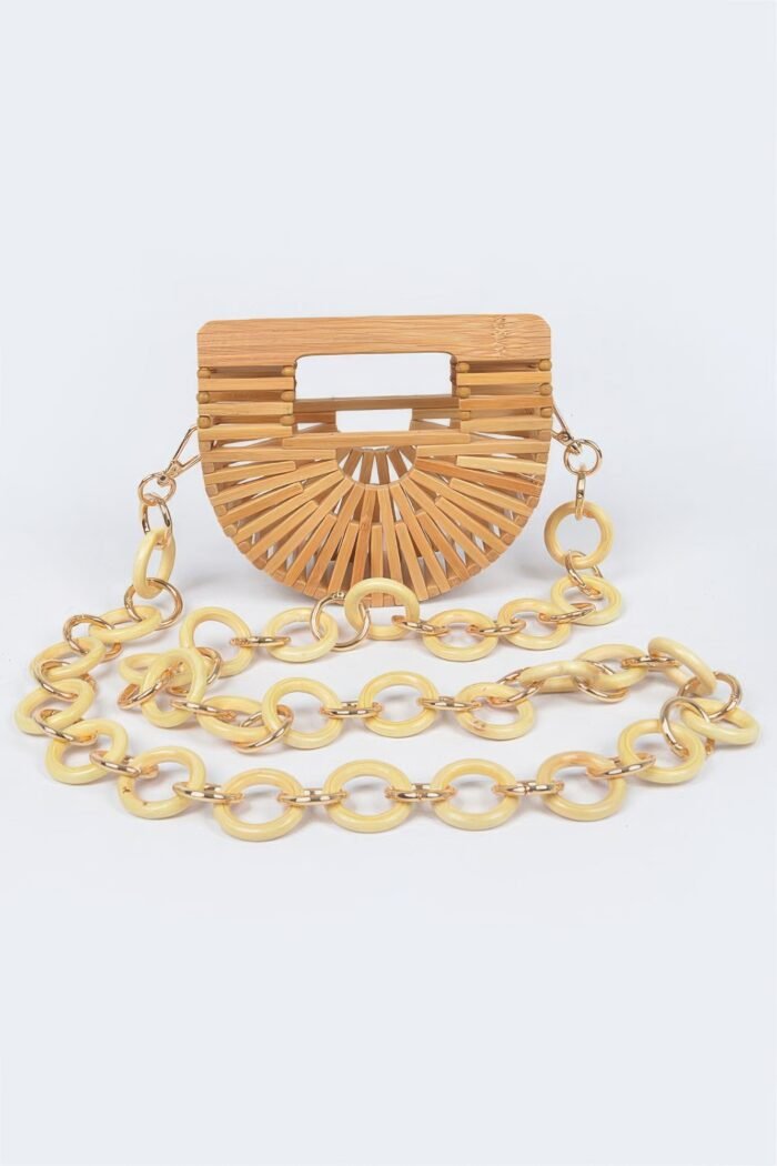 Bamboo oversized chain bag - image 1