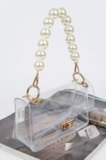 Transparent Cross Body Bag W Clear Chain - Image 3