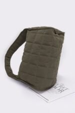 Quilted Nylon Shoulder Bag - Image 4