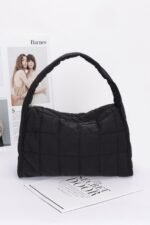 Quilted Nylon Shoulder Bag - Image 5