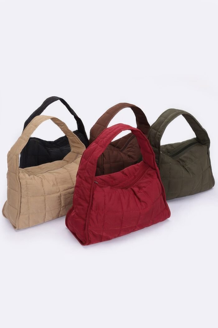 Quilted nylon shoulder bag - image 10